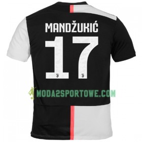 Koszulka Juventus MANDZUKIC 17 Domowe Stroje Piłkarskie 2019/20 Krótki Rękaw